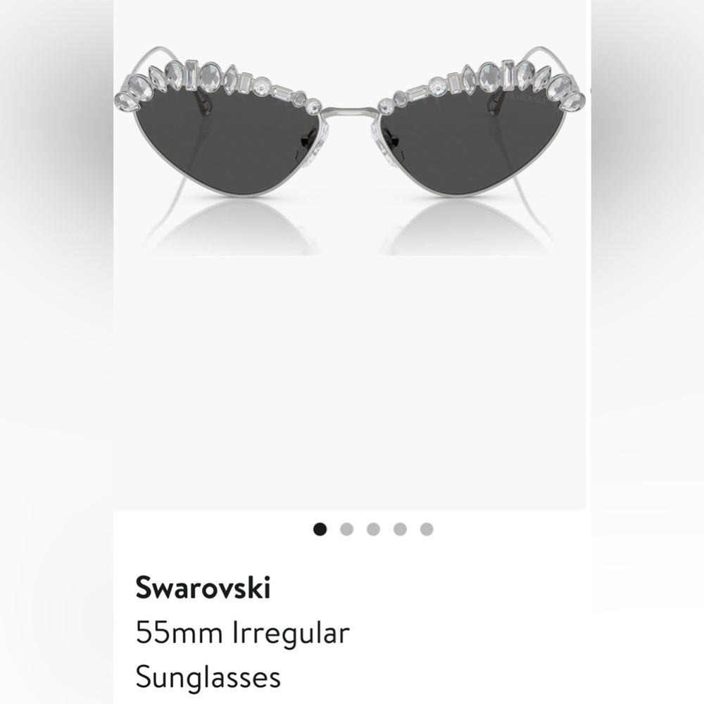 Swarovski Cat Eye Sunglasses 55mm Irregular